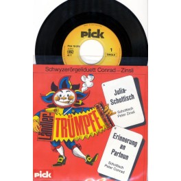 Occ. Single Vinyl: Julia Schottisch / Erinnerung an Partnun - SD Conrad-Zinsli