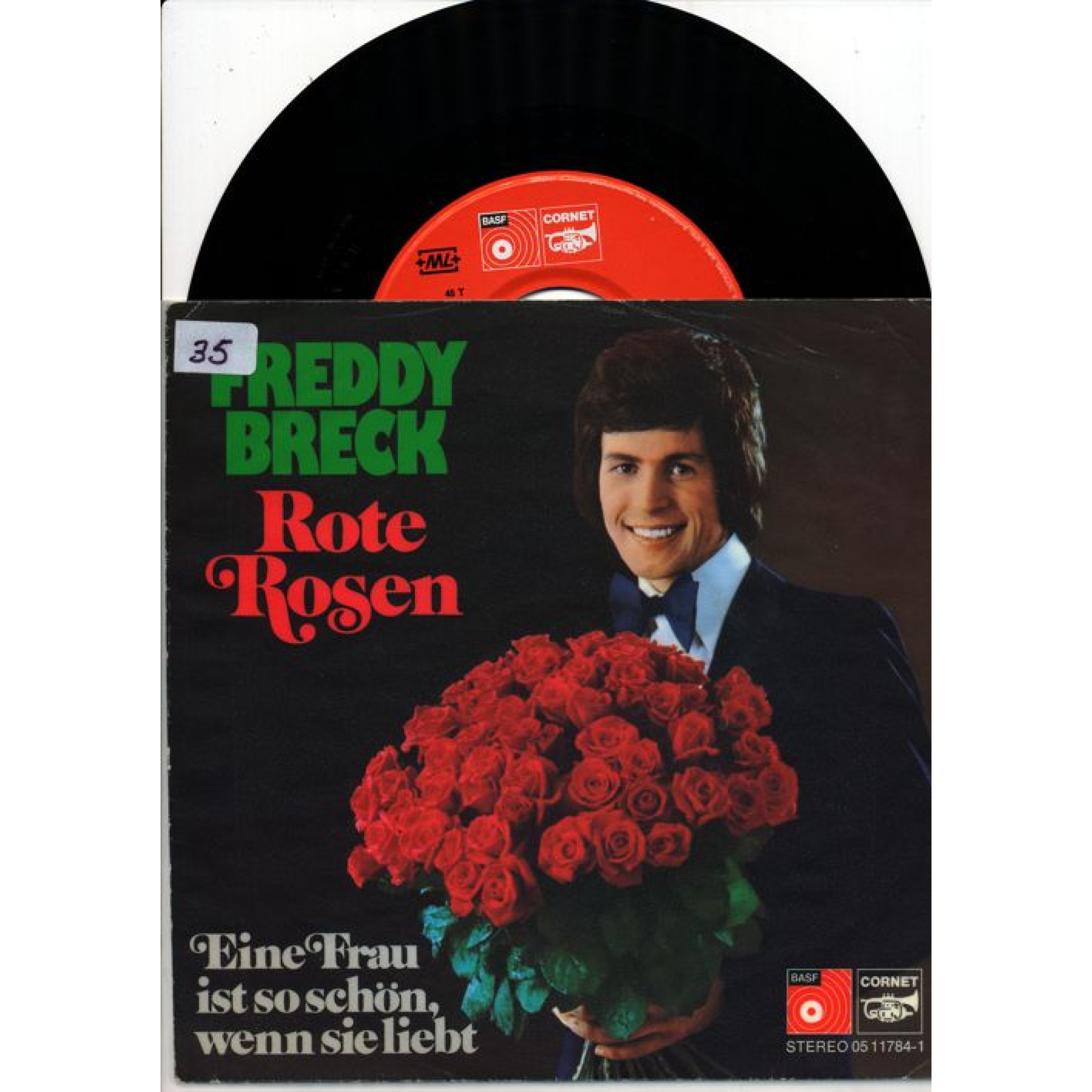 Occ. Single Vinyl: Freddy Breck - Rote Rosen Occ. Single Vinyl: Freddy Breck - Rote Rosen