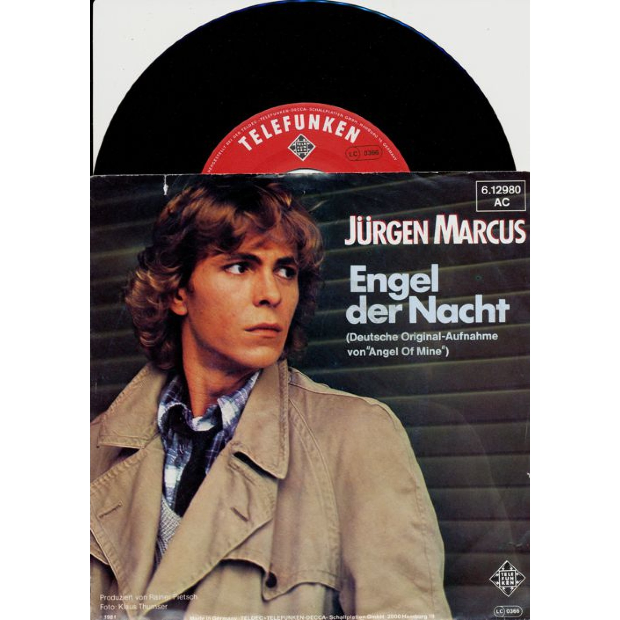 Occ. Single Vinyl: Jürgen Marcus - Engel der Nacht Occ. Single Vinyl: Jürgen Marcus - Engel der Nacht