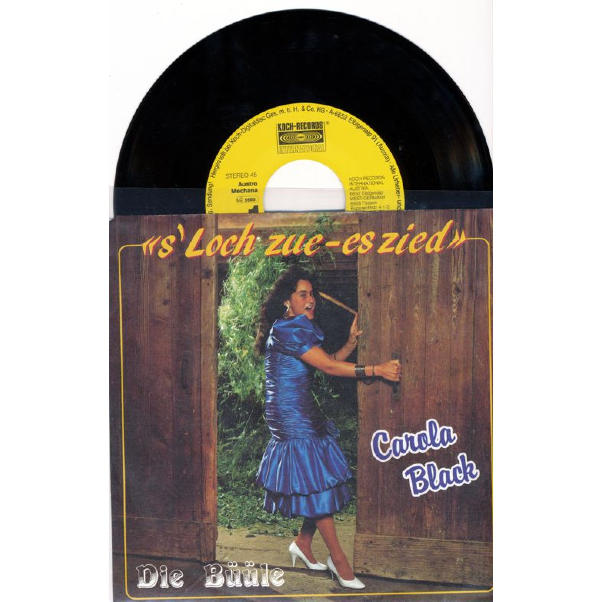 Occ. Single Vinyl: s'Loch zue - es zied - Carola Black Occ. Single Vinyl: s'Loch zue - es zied - Carola Black