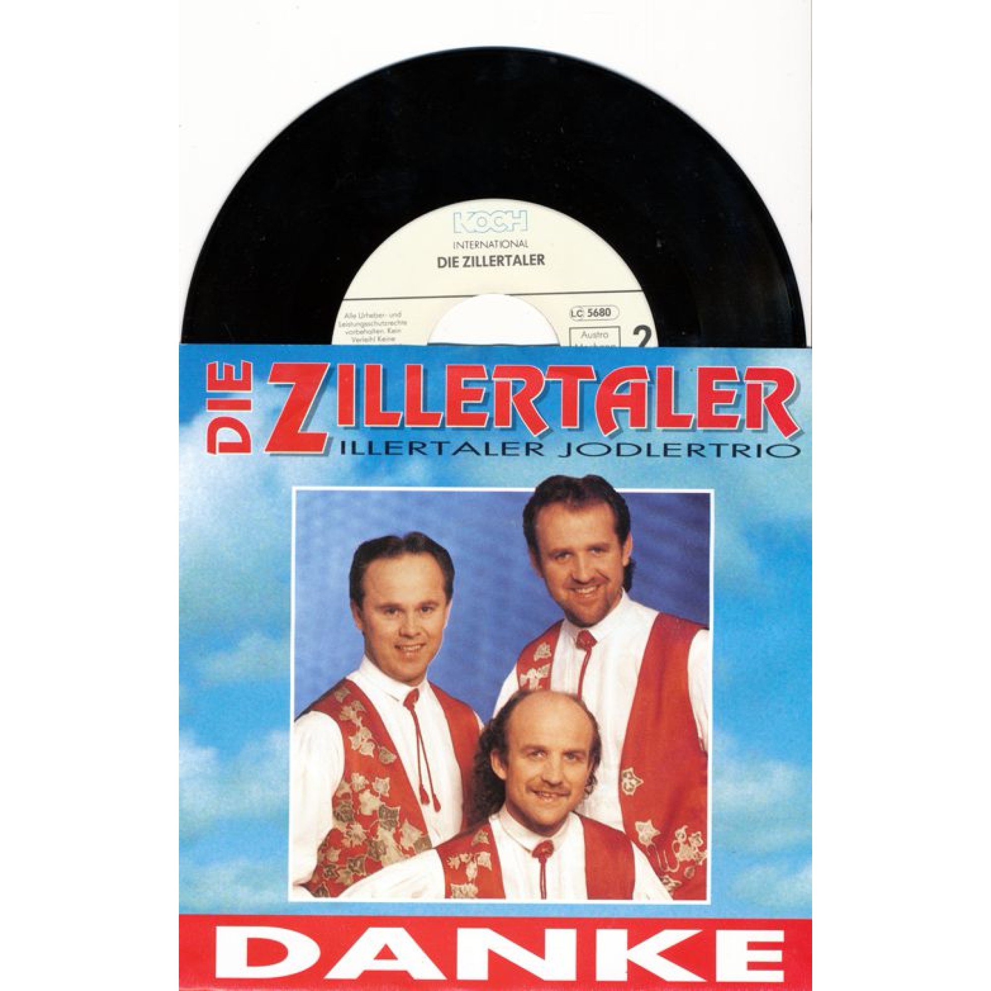 Occ. Single Vinyl: Danke - Die Zillertaler Occ. Single Vinyl: Danke - Die Zillertaler