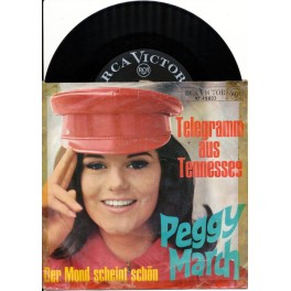 Occ. Single Vinyl: Peggy March - Telegramm aus Tennessee