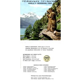 Occ. Single Vinyl: Kap. K. Grossmann Chur - Mir gönd no lang nid hei
