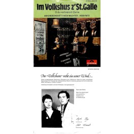 Occ. Single Vinyl: Akk.Duett Ruedi Wachter-Heidi Rutz - Im Volkshus z'St.Galle