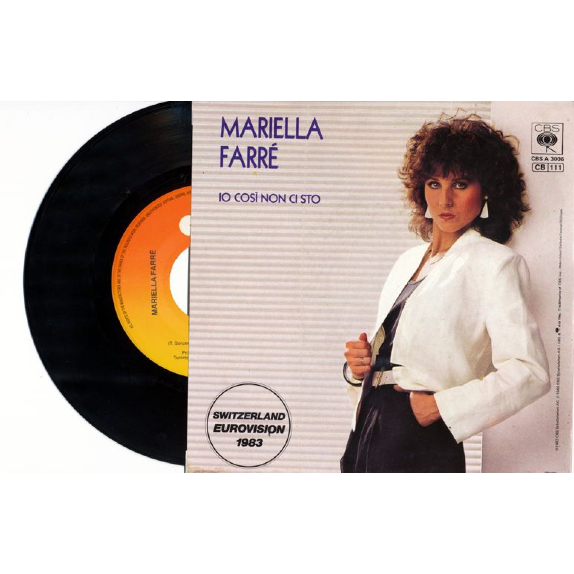 Occ. Single Vinyl: Io cosi non ci sto - Mariella Farré Occ. Single Vinyl: Io cosi non ci sto - Mariella Farré