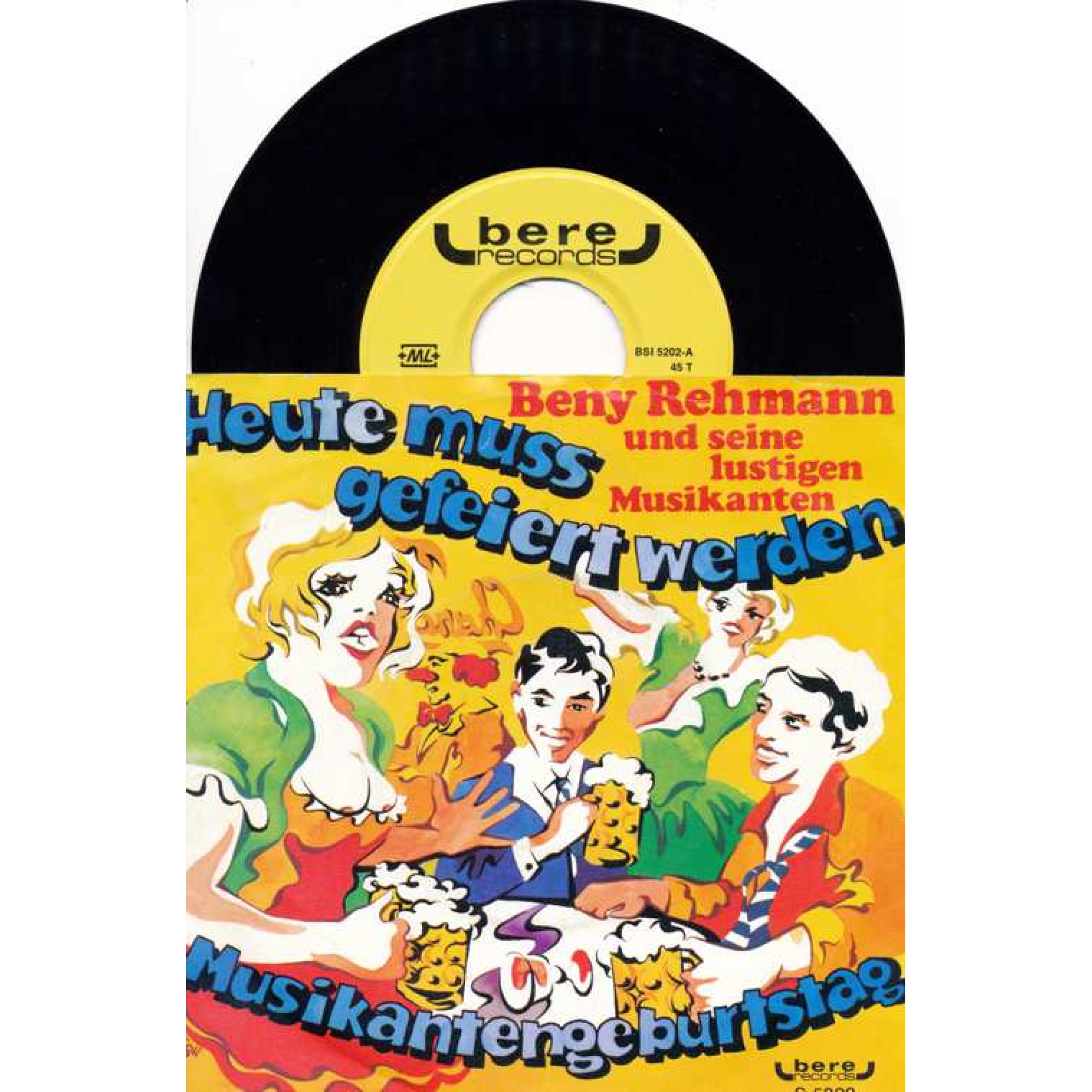 Occ. Single Vinyl: Heute muss gefeiert werden - Beny Rehmann Occ. Single Vinyl: Heute muss gefeiert werden - Beny Rehmann