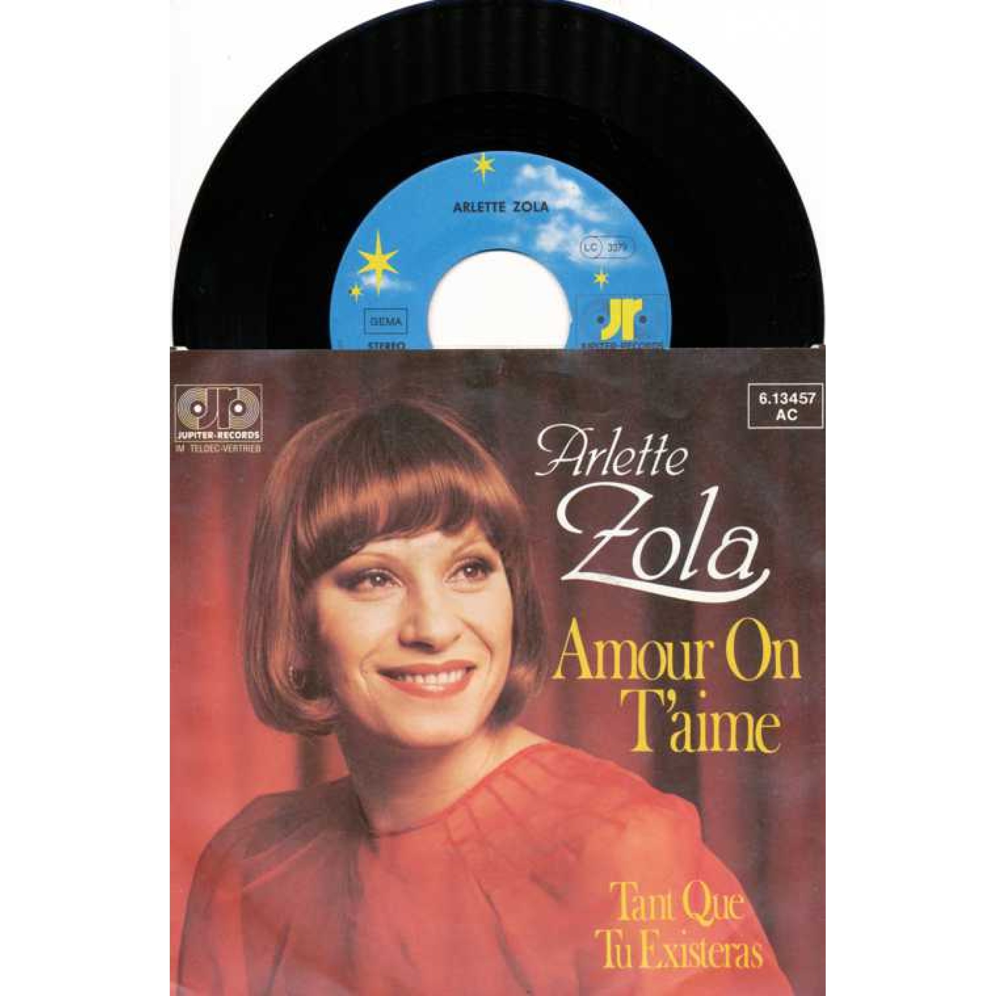 Occ. Single Vinyl: Amour on t'aime - Arlette Zola Occ. Single Vinyl: Amour on t'aime - Arlette Zola