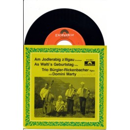 Occ. Single Vinyl: Am Jodlerabig z Illgau - Trio Bürgler-Rickenbach Domini Marty
