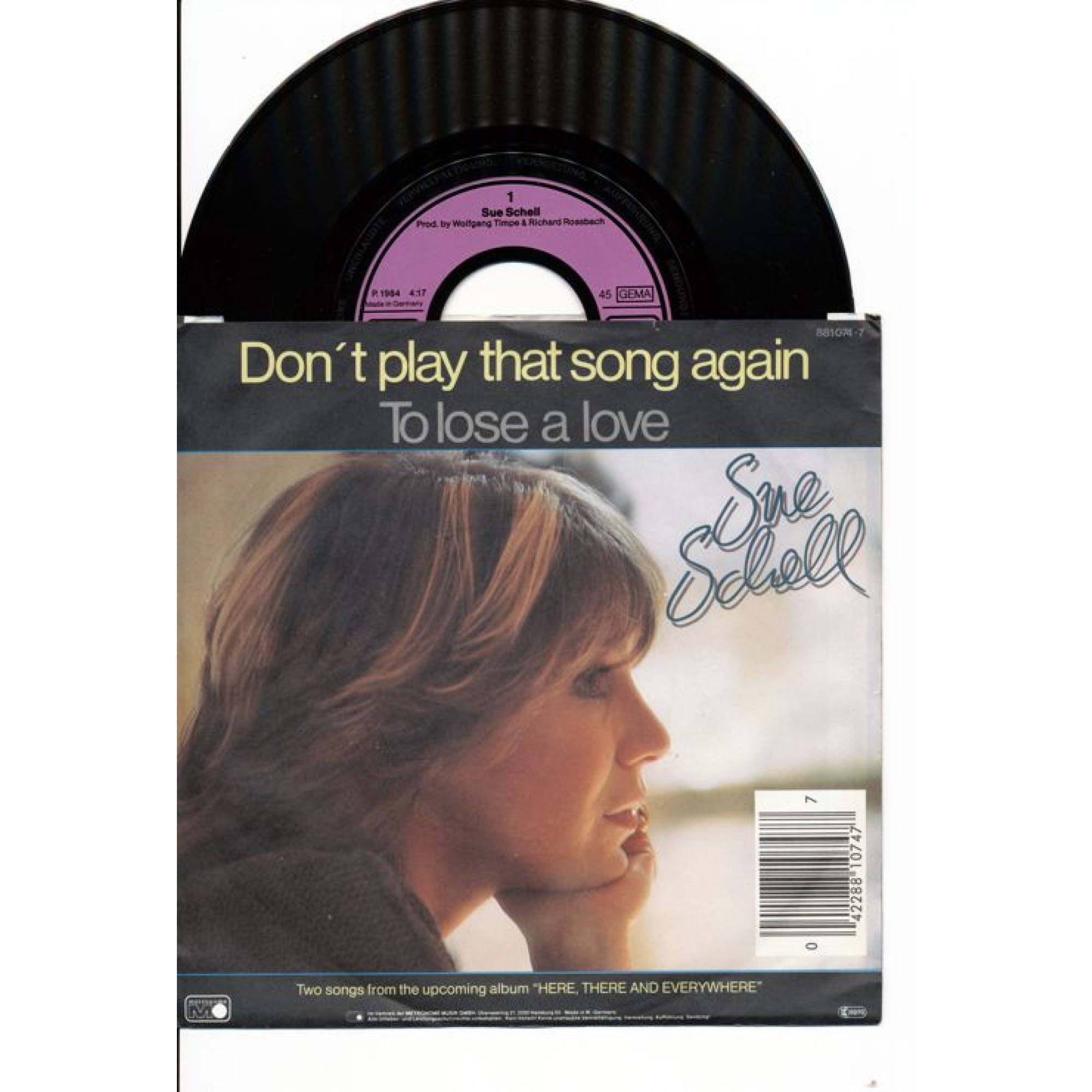 Occ. Single Vinyl: Don't play that song agein - Sue Schell Occ. Single Vinyl: Don't play that song agein - Sue Schell