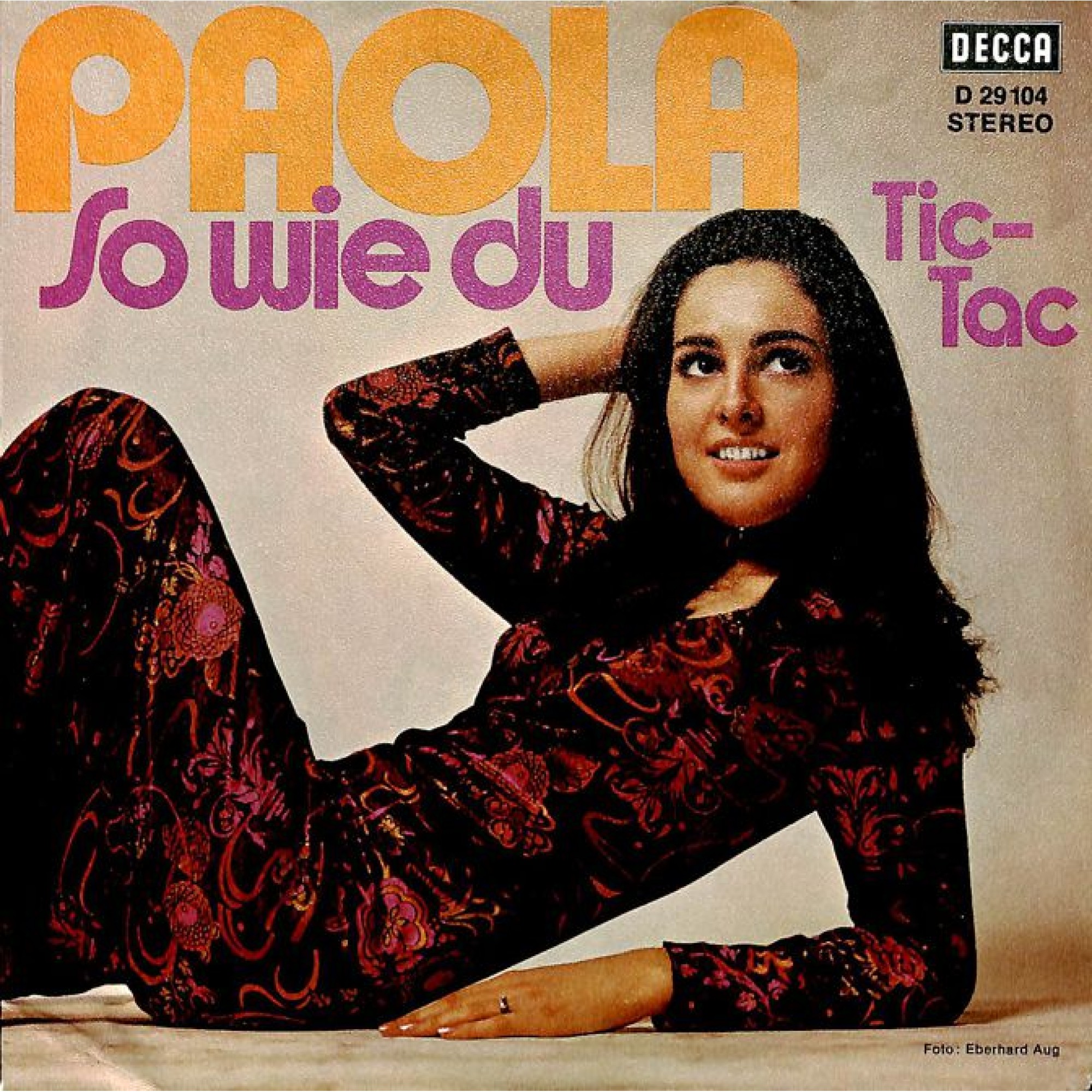 Occ. Single Vinyl: Paola - So wie du, Tic-Tac Occ. Single Vinyl: Paola - So wie du, Tic-Tac