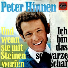 Occ. Single Vinyl: Peter Hinnen - Und wenn sie mit Steinen werfen, Ich bin das schwarze Schaf