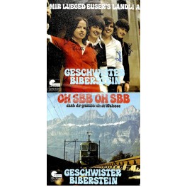 Occ. Single Vinyl: Geschw. Biberstein - Mir lueged euser's Ländli a - signiert