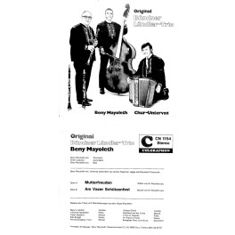 Occ. Single Vinyl: Orig. Bündner Ländler-Trio Beny Mayoleth Chur-Untervaz