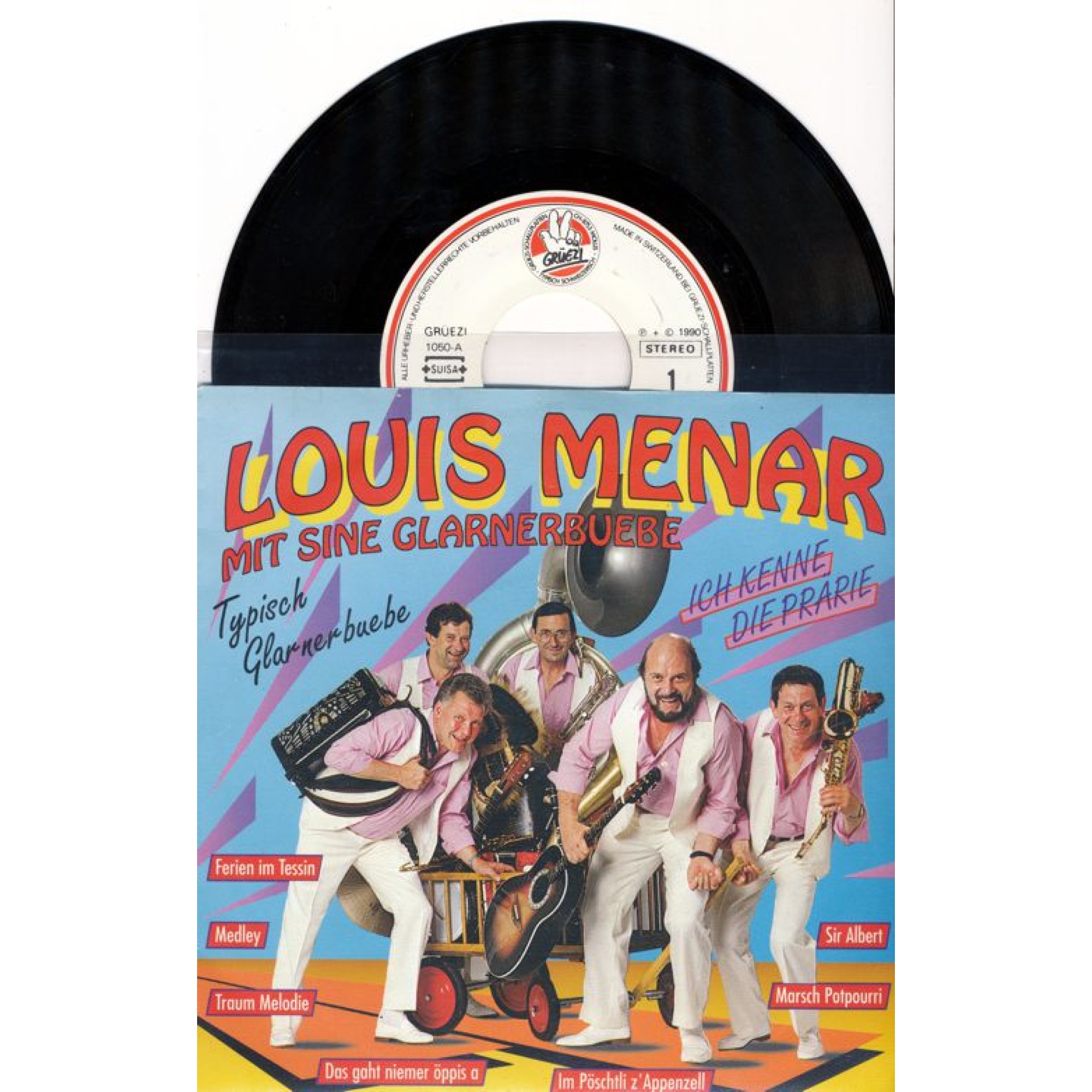 CD-Kopie von Vinyl: Ich kenne die Prärie - Louis Menar mit sine Glarnerbuebe CD-Kopie von Vinyl: Ich kenne die Prärie - Louis Menar mit sine Glarnerbuebe