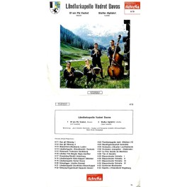 Occ. Single Vinyl: LK Vadret Davos - Uf em Piz Vadret, Stafler Alpfahrt