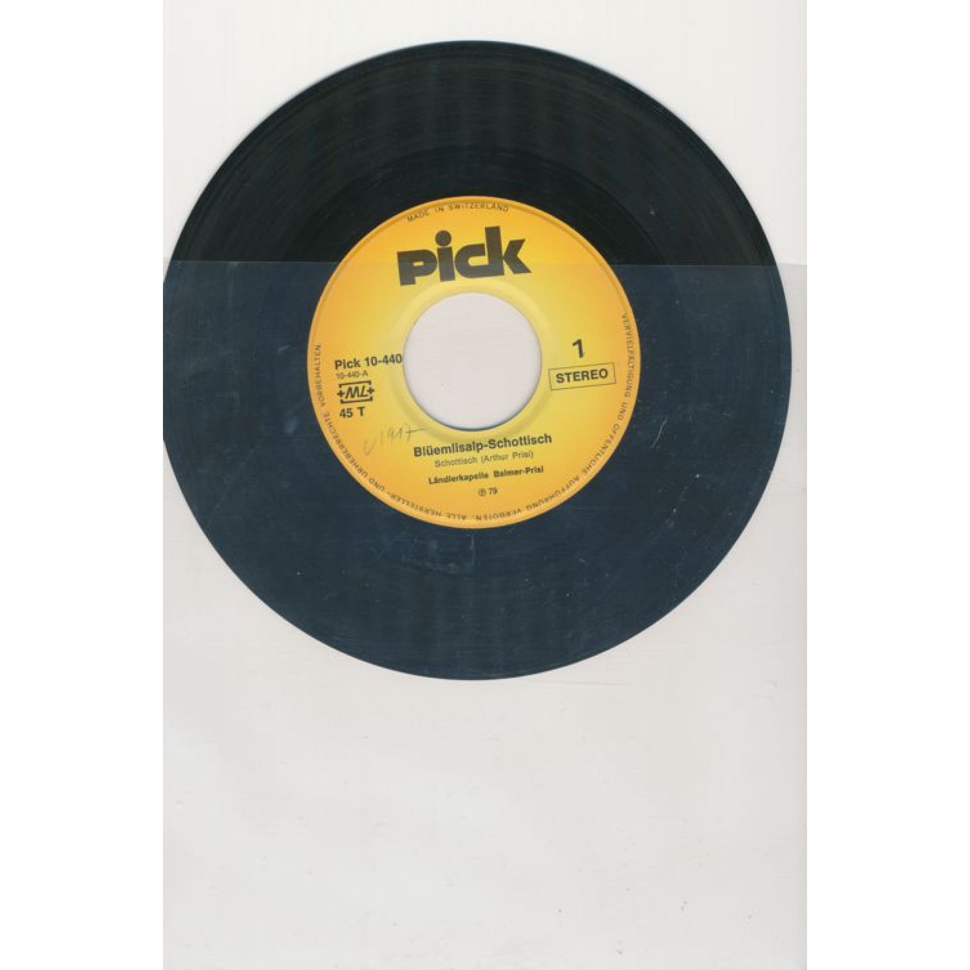 Occ. Single Vinyl: Blüemlisalp-Schottisch - LK Balmer-Prisi Occ. Single Vinyl: Blüemlisalp-Schottisch - LK Balmer-Prisi