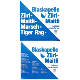 Occ. Single Vinyl: Blaskapelle Züri-Maitli - Züri-Maitli-Marsch - Tiger Rag