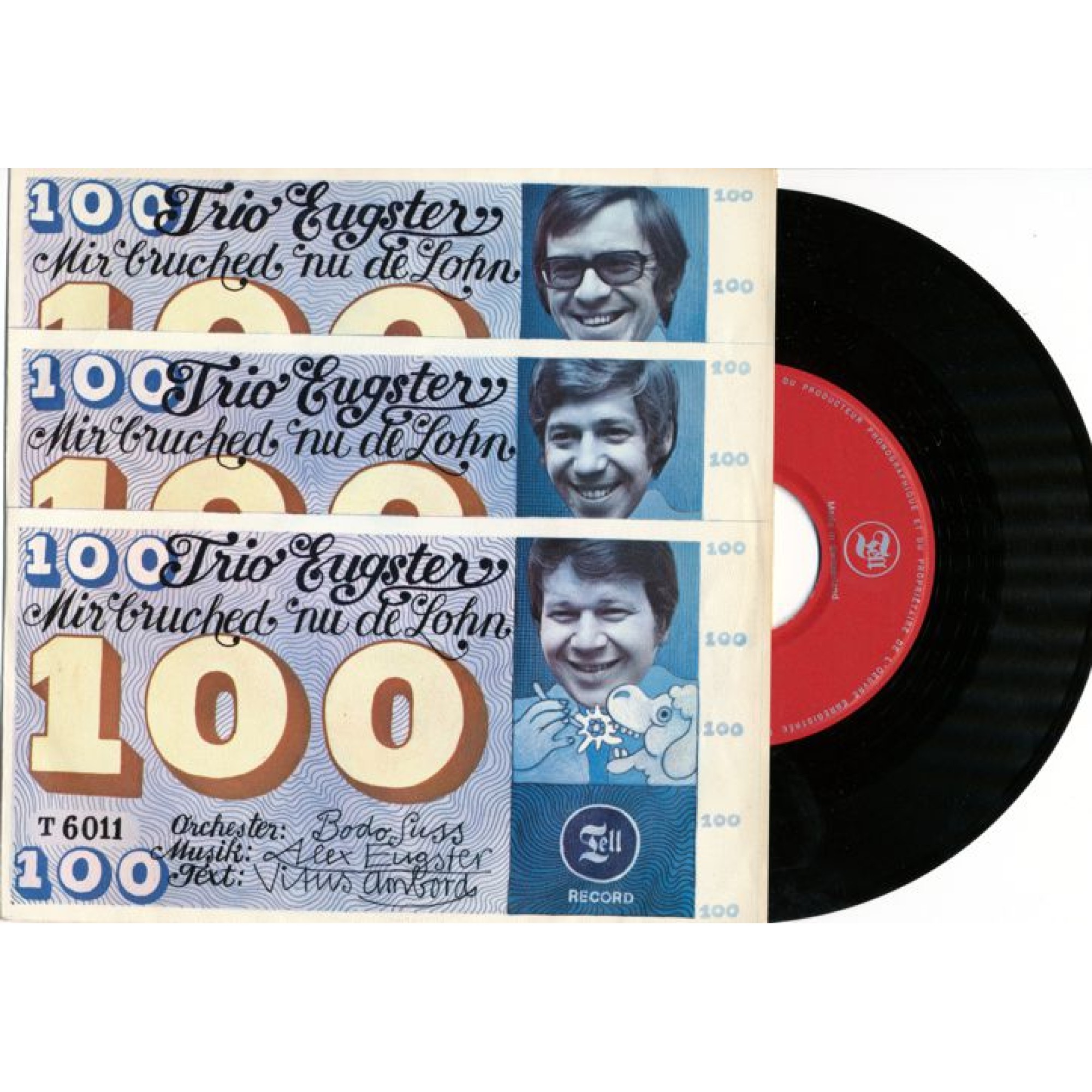Occ. Single Vinyl: Mir bruched nu de Lohn - Trio Eugster Occ. Single Vinyl: Mir bruched nu de Lohn - Trio Eugster