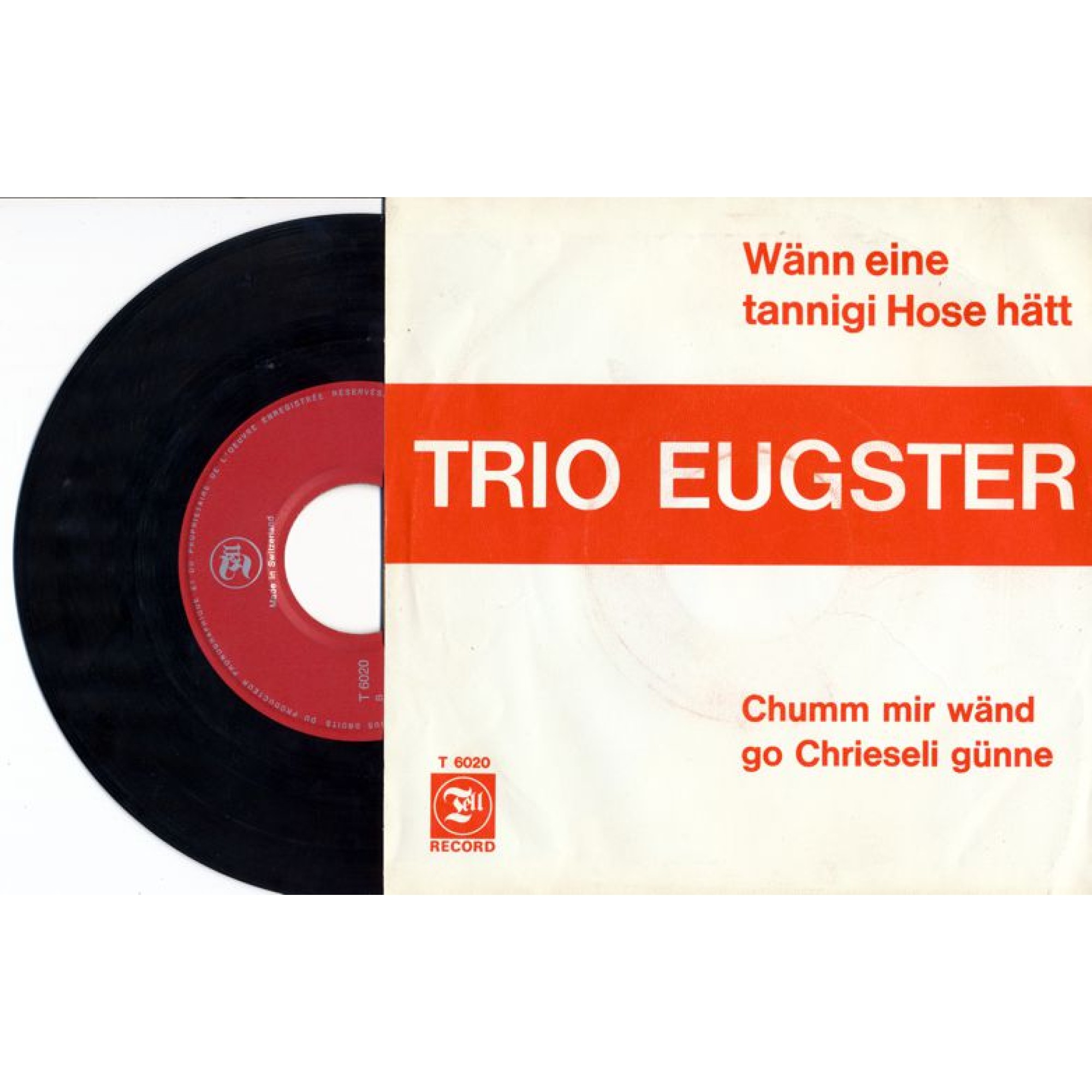 Occ. Single Vinyl: Wänn eine tannigi Hose hätt - Trio Eugster Occ. Single Vinyl: Wänn eine tannigi Hose hätt - Trio Eugster