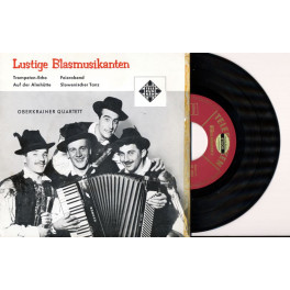 Occ. EP Vinyl: Lustige Blasmusikanten - Oberkrainer Quartett
