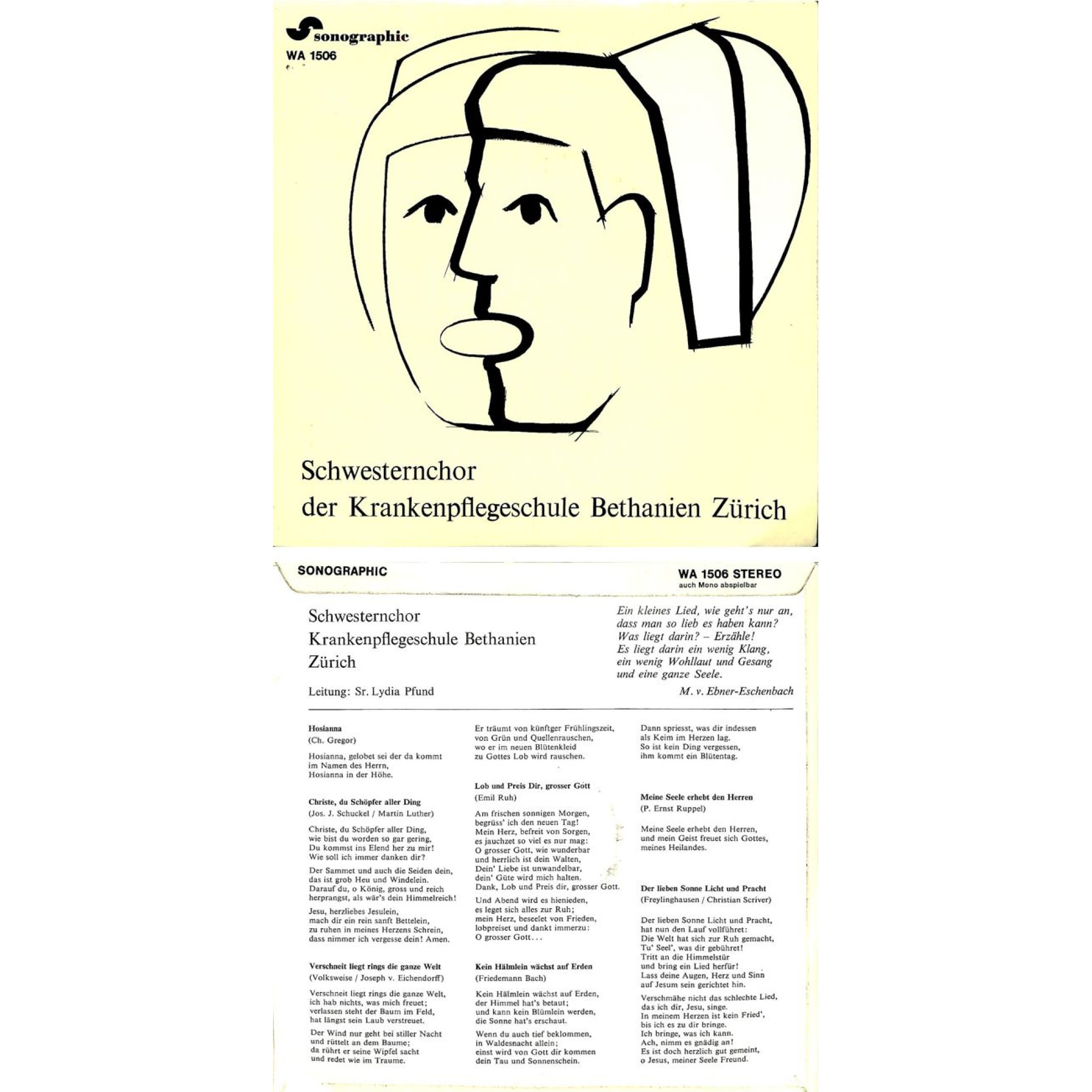 Occ. Single Vinyl: Schwesternchor Bethanien - Ltg. Sr. Lydia Pfund Occ. Single Vinyl: Schwesternchor Bethanien - Ltg. Sr. Lydia Pfund
