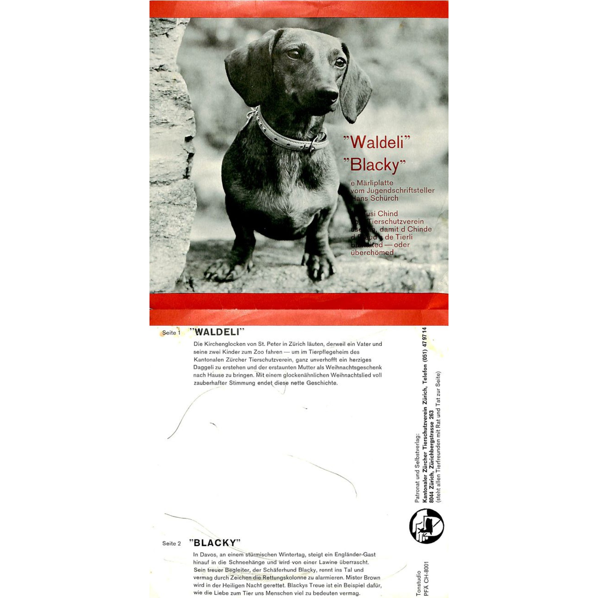 Occ. Single Vinyl: Märliplatte - Waldeli, Blacky Occ. Single Vinyl: Märliplatte - Waldeli, Blacky