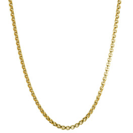 Schmuck: Halskette vergoldet 42 cm
