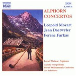 CD Alphorn Concertos - Jozsef Molnar, Slovak Phil. Orch. u.a.