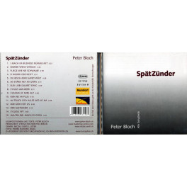 Occ. CD SpätZünder - Peter Bloch