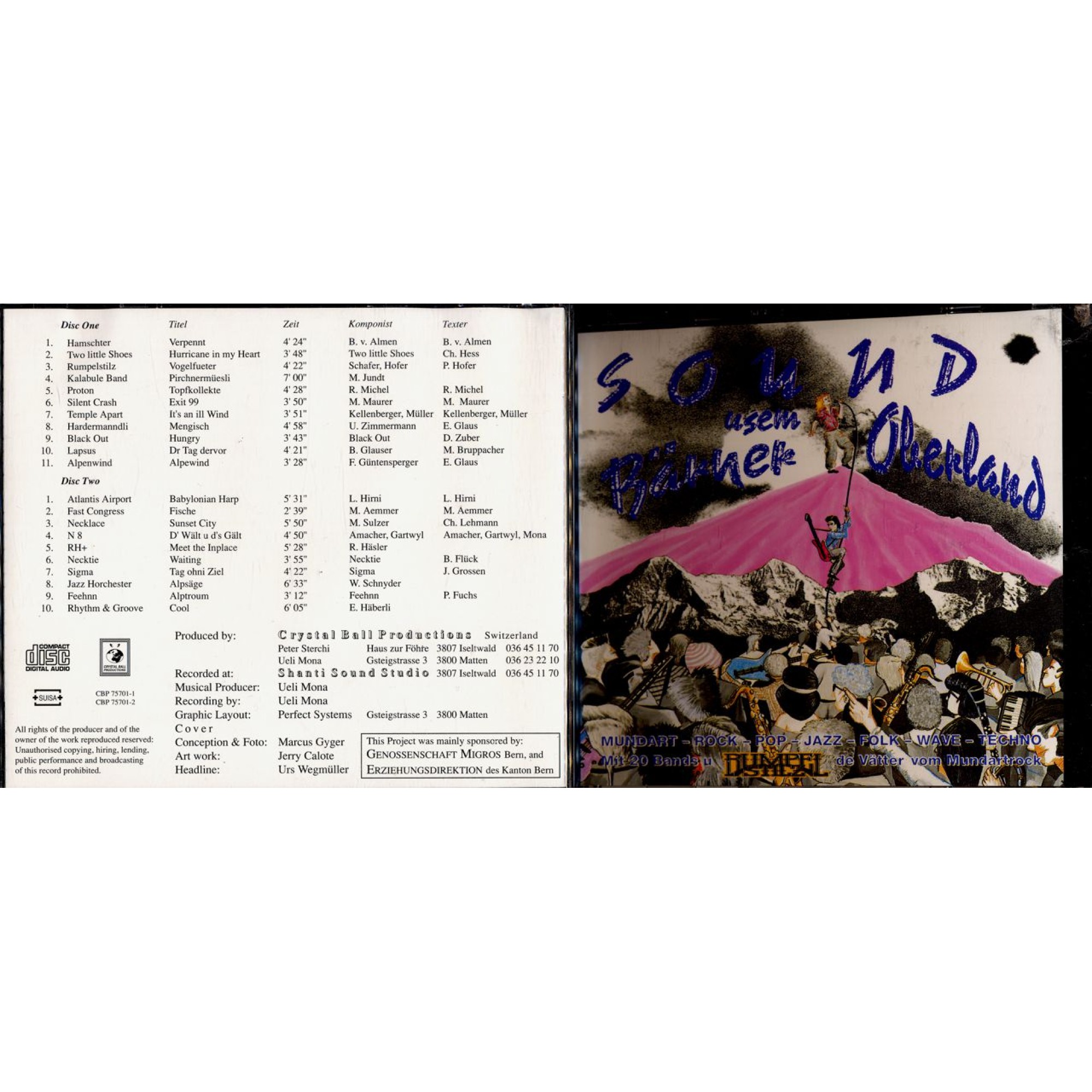 Occ. CD Sound usem Bärner Oberland - diverse 2CD Occ. CD Sound usem Bärner Oberland - diverse 2CD