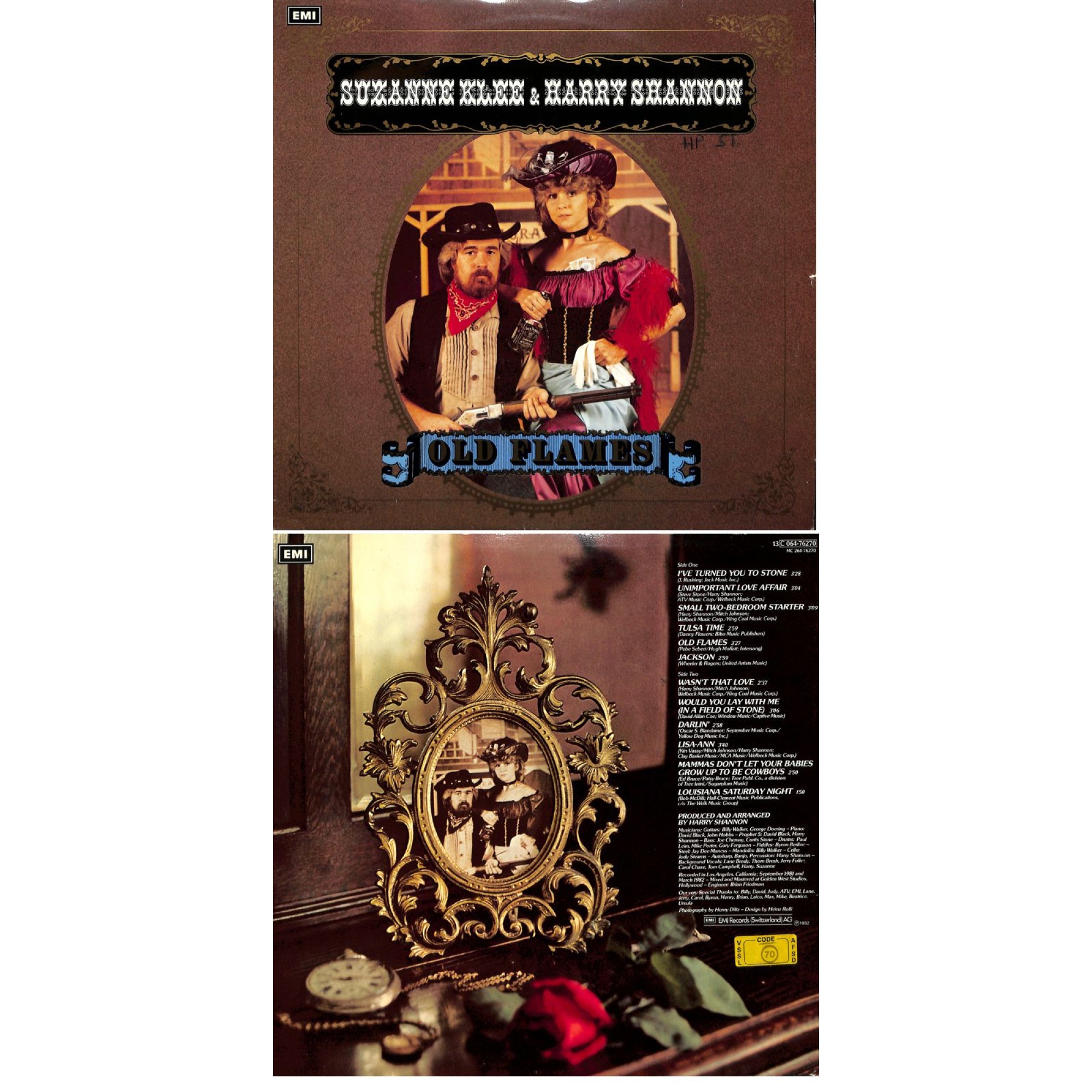 CD-Kopie Vinyl: Suzanne Klee, Harry Shannon - Old Flames - 1982 CD-Kopie Vinyl: Suzanne Klee, Harry Shannon - Old Flames - 1982