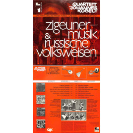 CD-Kopie Vinyl: Quartett Johannes Kobelt - Zigeunermusik & russische Volksweisen - 1977