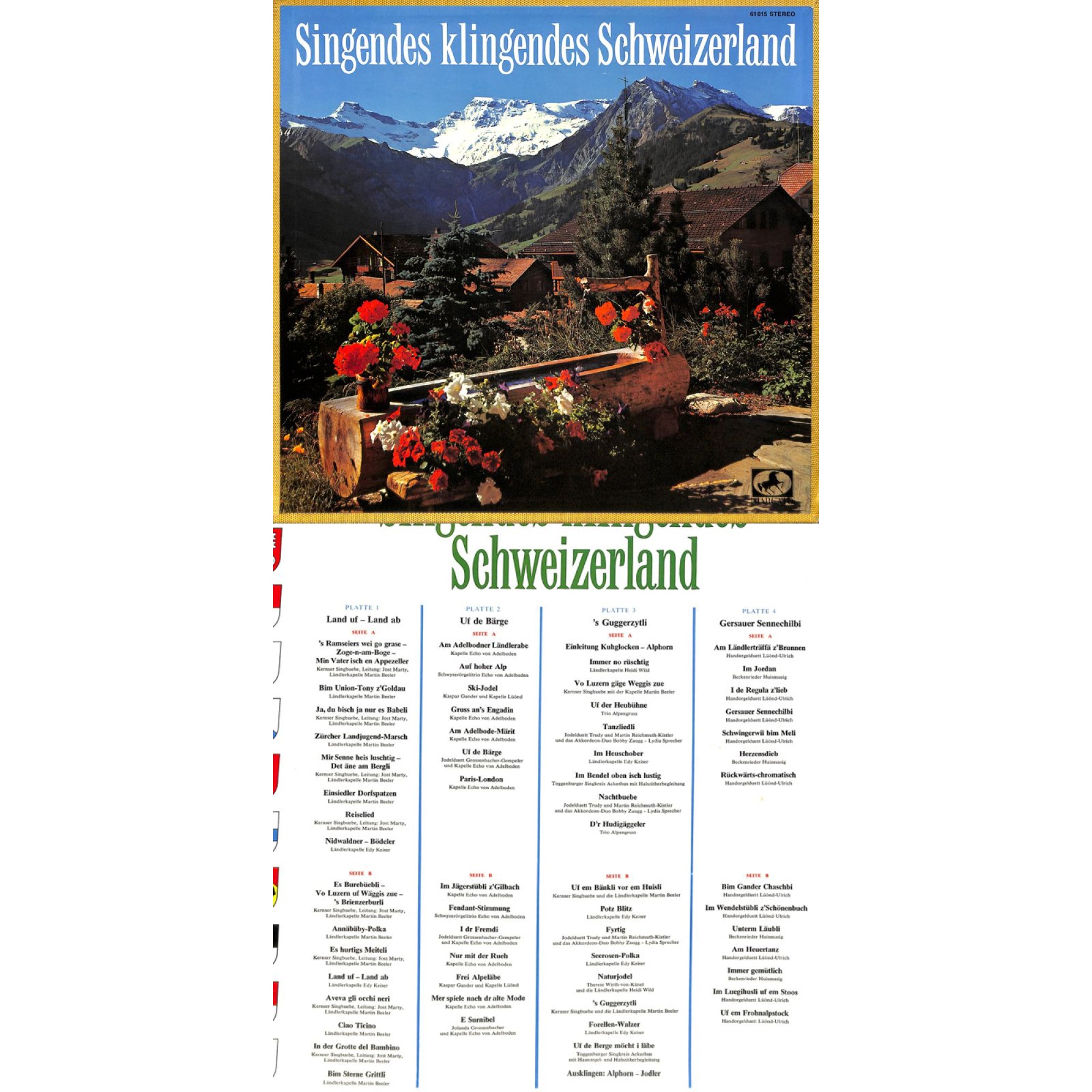 CD-Kopie Vinyl: Singendes klingendes Schweizerland - 4CDs CD-Kopie Vinyl: Singendes klingendes Schweizerland - 4CDs