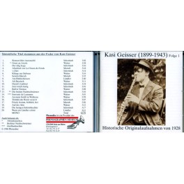 Occ. CD Kasi Geisser (1899-1943) Folge 1