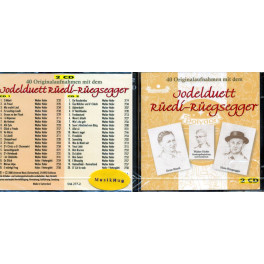 CD 40 Originalaufnahmen mit dem Jodelduett Rüedi-Rüegsegger 2CD