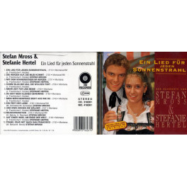 Occ. CD Stefan Mross & Stefanie Hertel - Ein Lied für jeden Sonnenstrahl