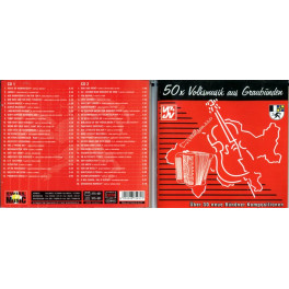 CD-Kopie: 50x Volksmusik aus Graubünden - diverse (2CDs)