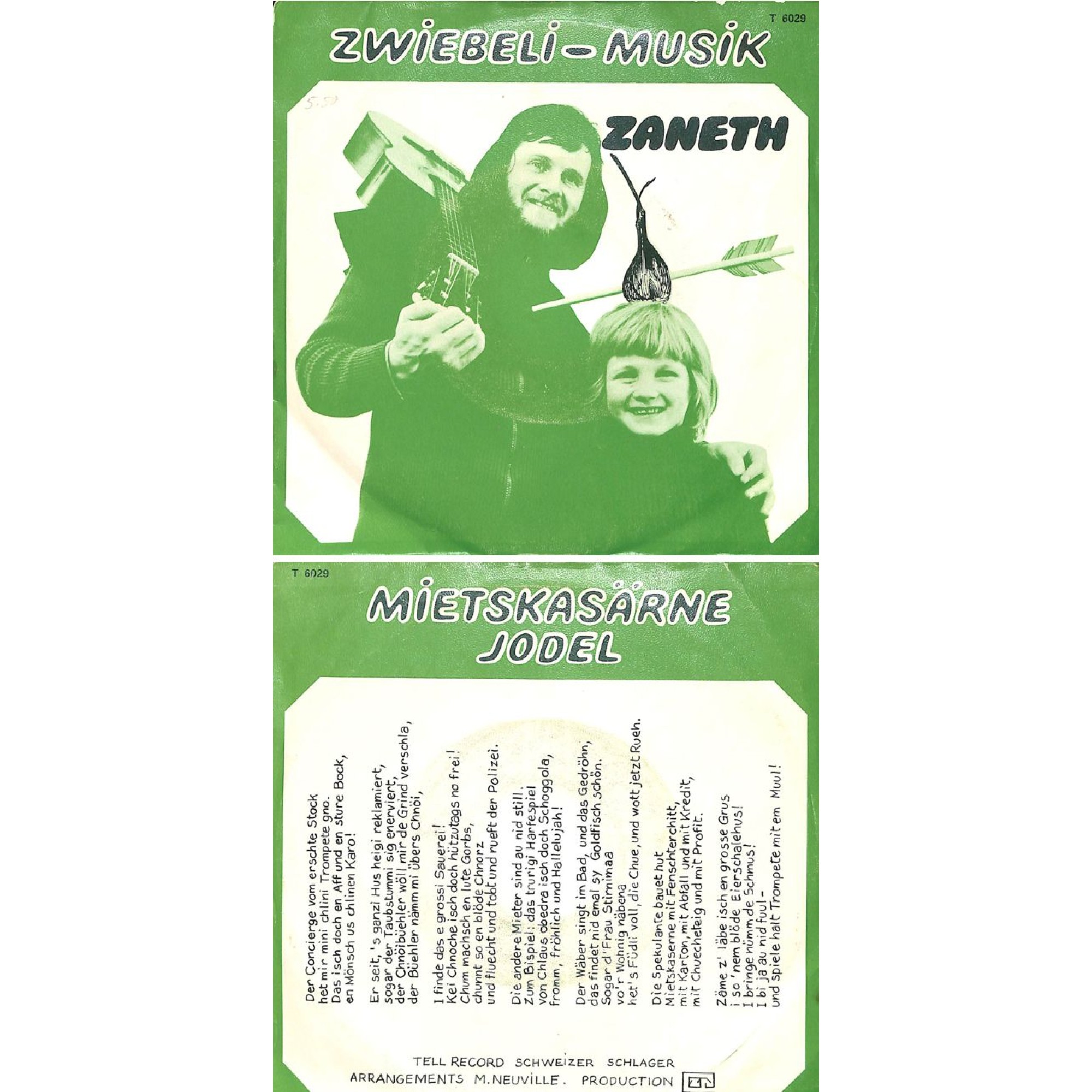 Occ. Single Vinyl: Zaneth - Zwiebeli-Musik Occ. Single Vinyl: Zaneth - Zwiebeli-Musik