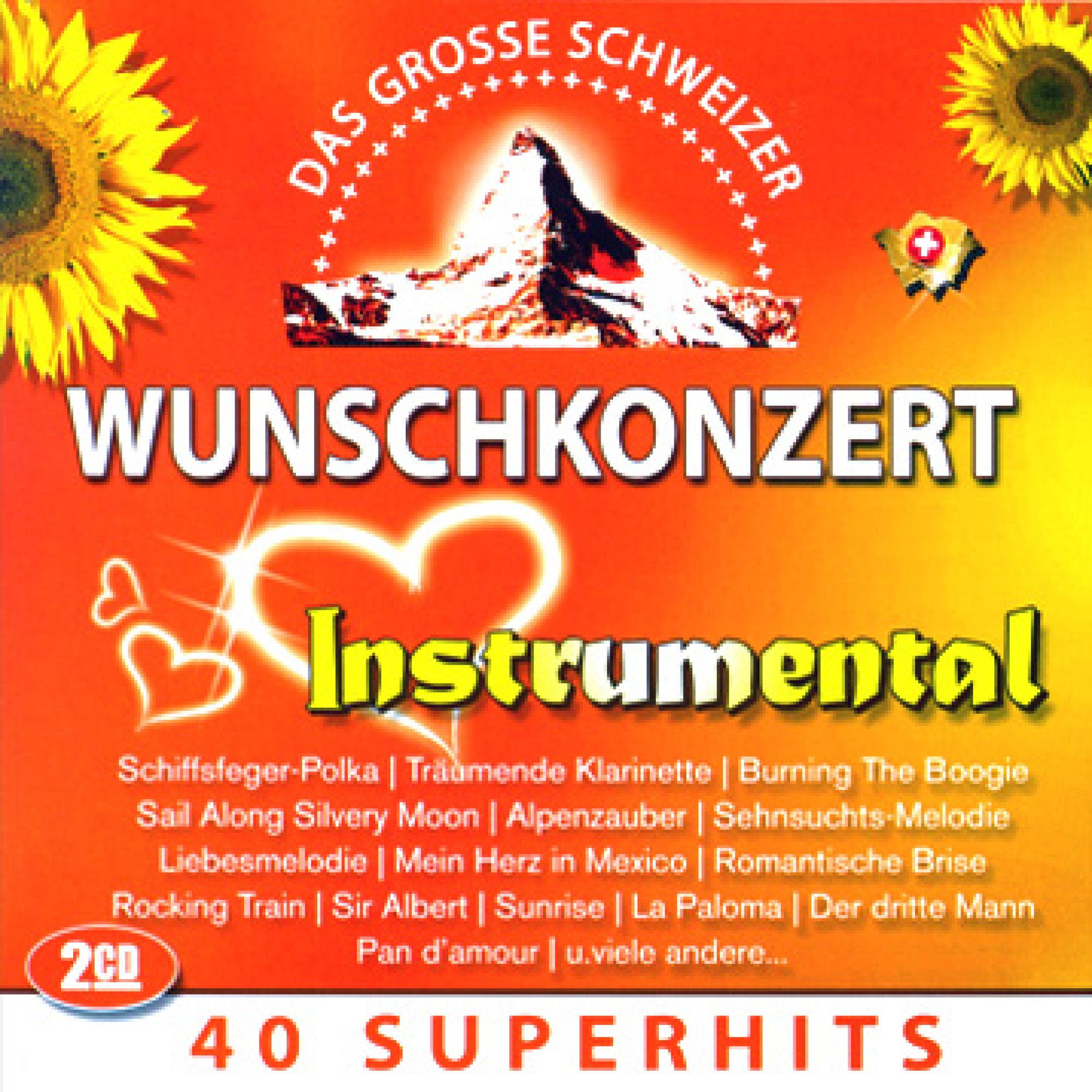 CD Das grosse Schweizer Wunschkonzert - Instrumental, diverse, Doppel-CD CD Das grosse Schweizer Wunschkonzert - Instrumental, diverse, Doppel-CD