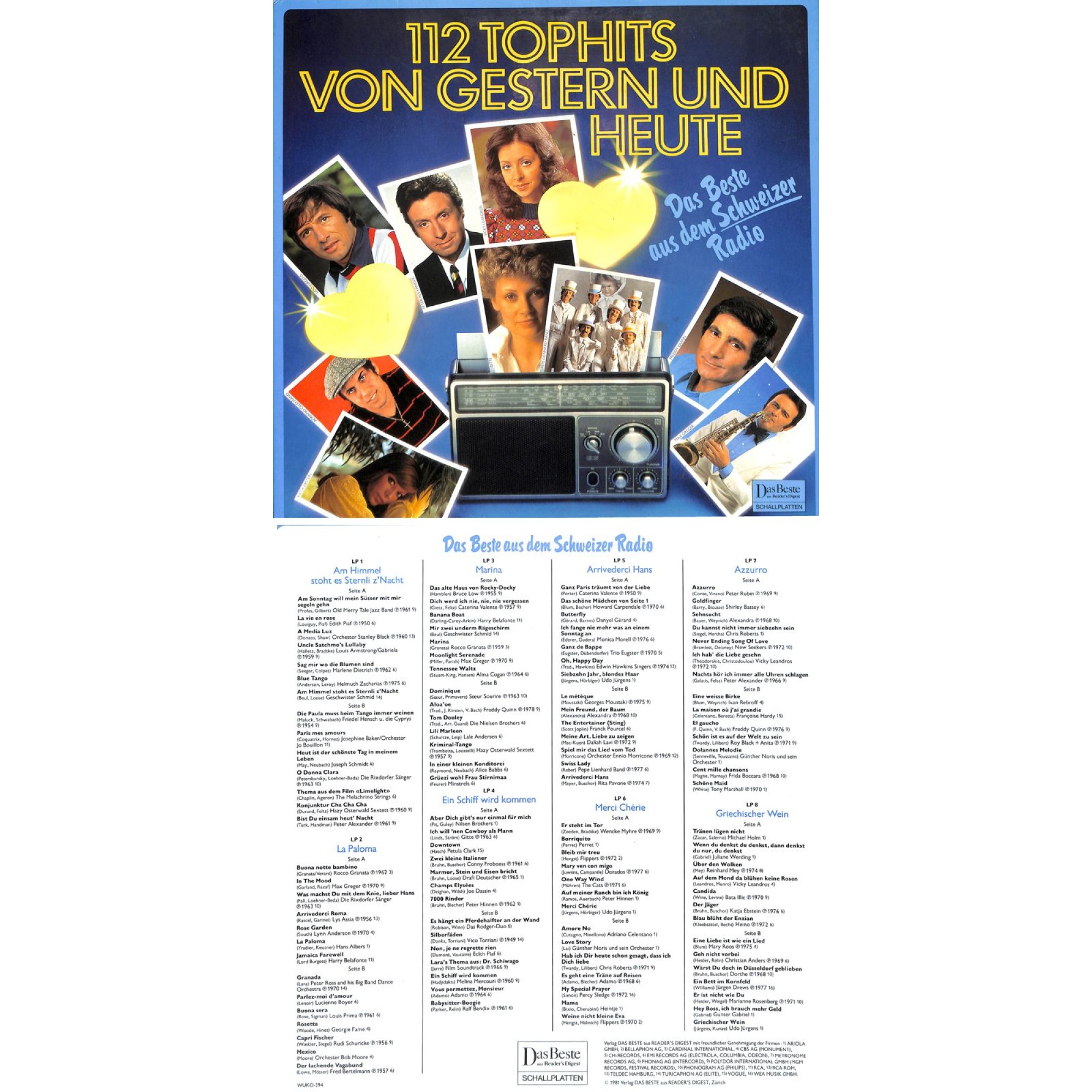 CD-Kopie von Vinyl: Das Beste vom Schweizer Radio DRS - 8 CDs CD-Kopie von Vinyl: Das Beste vom Schweizer Radio DRS - 8 CDs