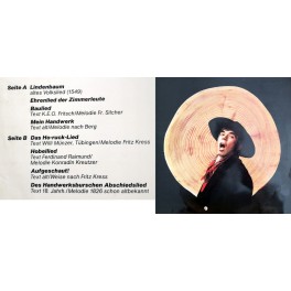 Occ. LP Vinyl: Zimmermannslieder - Stadtsängerverein Winterthur