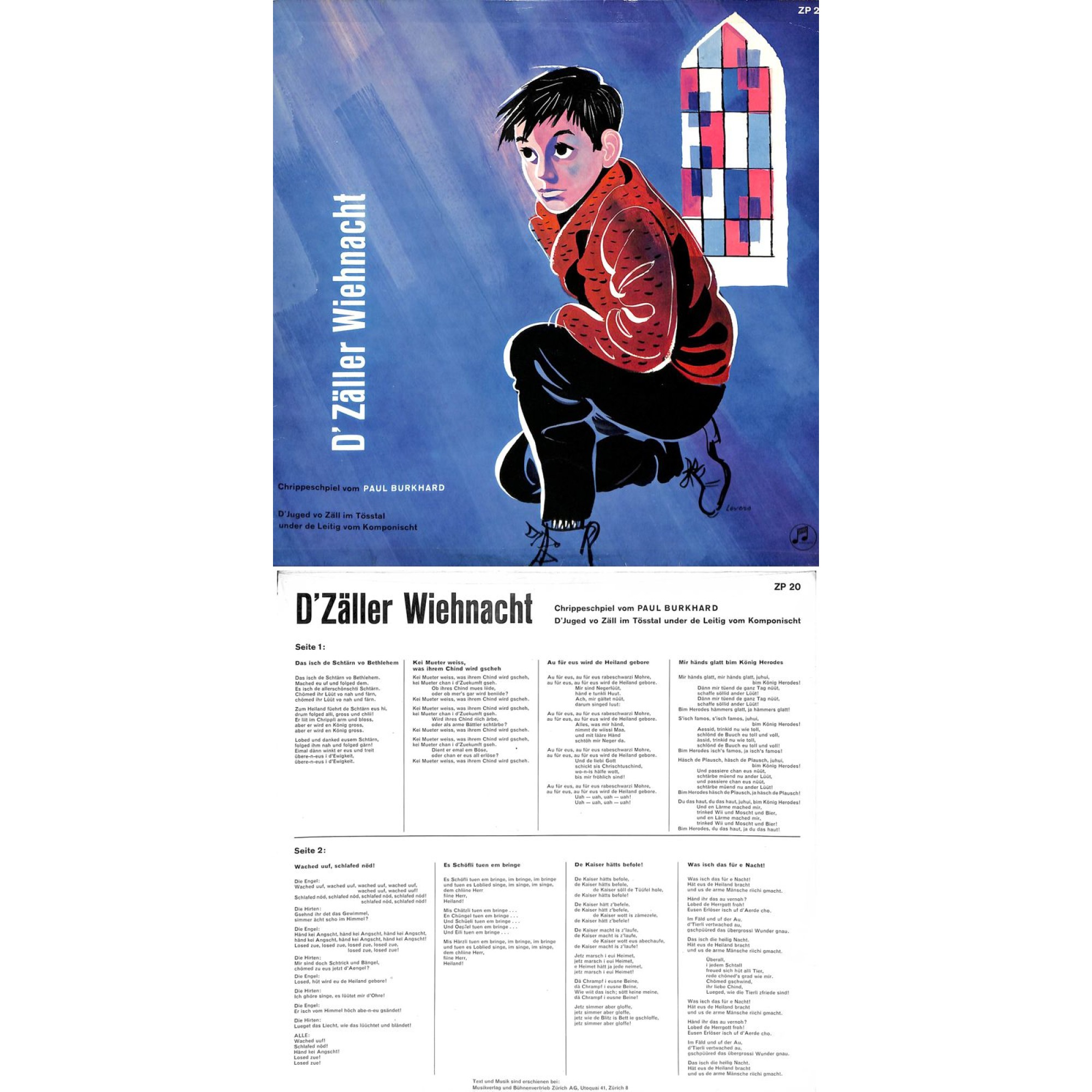 CD-Kopie von Vinyl: D'Zäller Wiehnacht - Original 1960 Zell - Columbia CD-Kopie von Vinyl: D'Zäller Wiehnacht - Original 1960 Zell - Columbia
