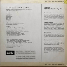Occ.-LP Vinyl: Zum Goldige Leue - aus der Fernsehserie