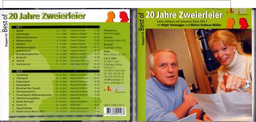 CD Best of 20 Jahre Zweierleier - Birgit Steinegger & Walter Andreas Müller Dopp