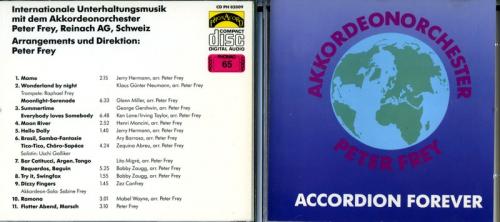 Occ. CD Accordeon Forever - Akkordeonorch. Peter Frey