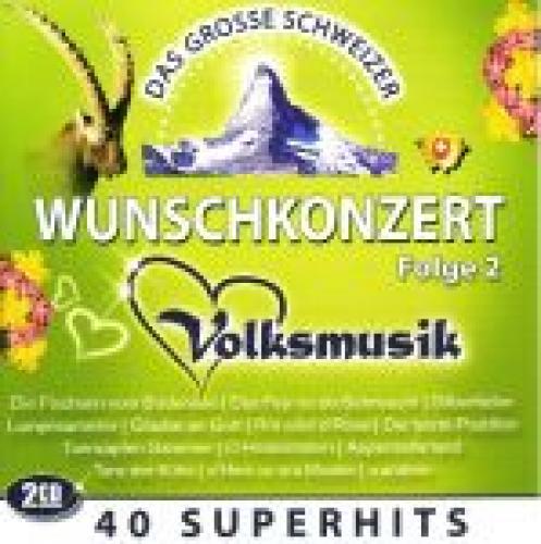 CD Schweizer Wunschkonzert Volksmusik, Folge 2, Doppel-CD