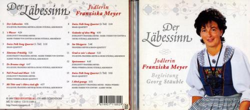CD Der Läbessinn - Jodlerin Franziska Meyer, Georg Stäuble