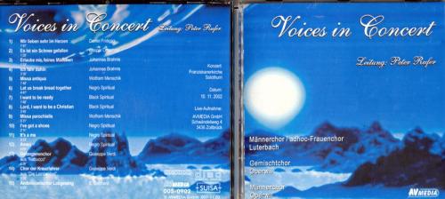 Occ. CD Voices in Concert - Männer- und Frauenchor Luterbach und Oberwil