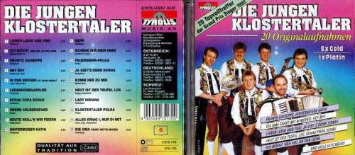 Occ. CD 20 Originalaunahmen - Die Jungen Klostertaler