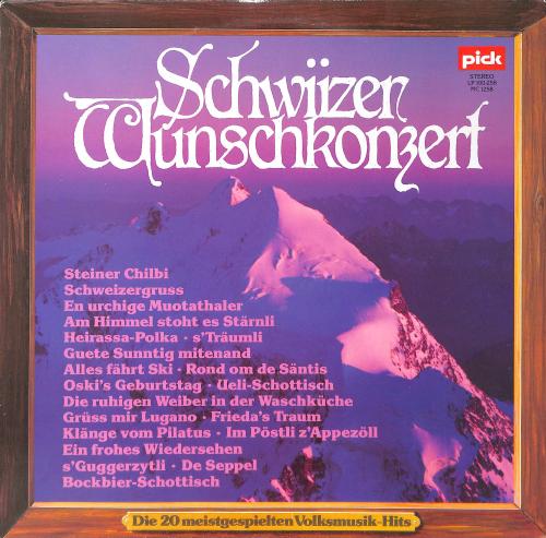 CD-Kopie von  Vinyl: Schwiizer Wunschkonzert - 20 x meistgespielt